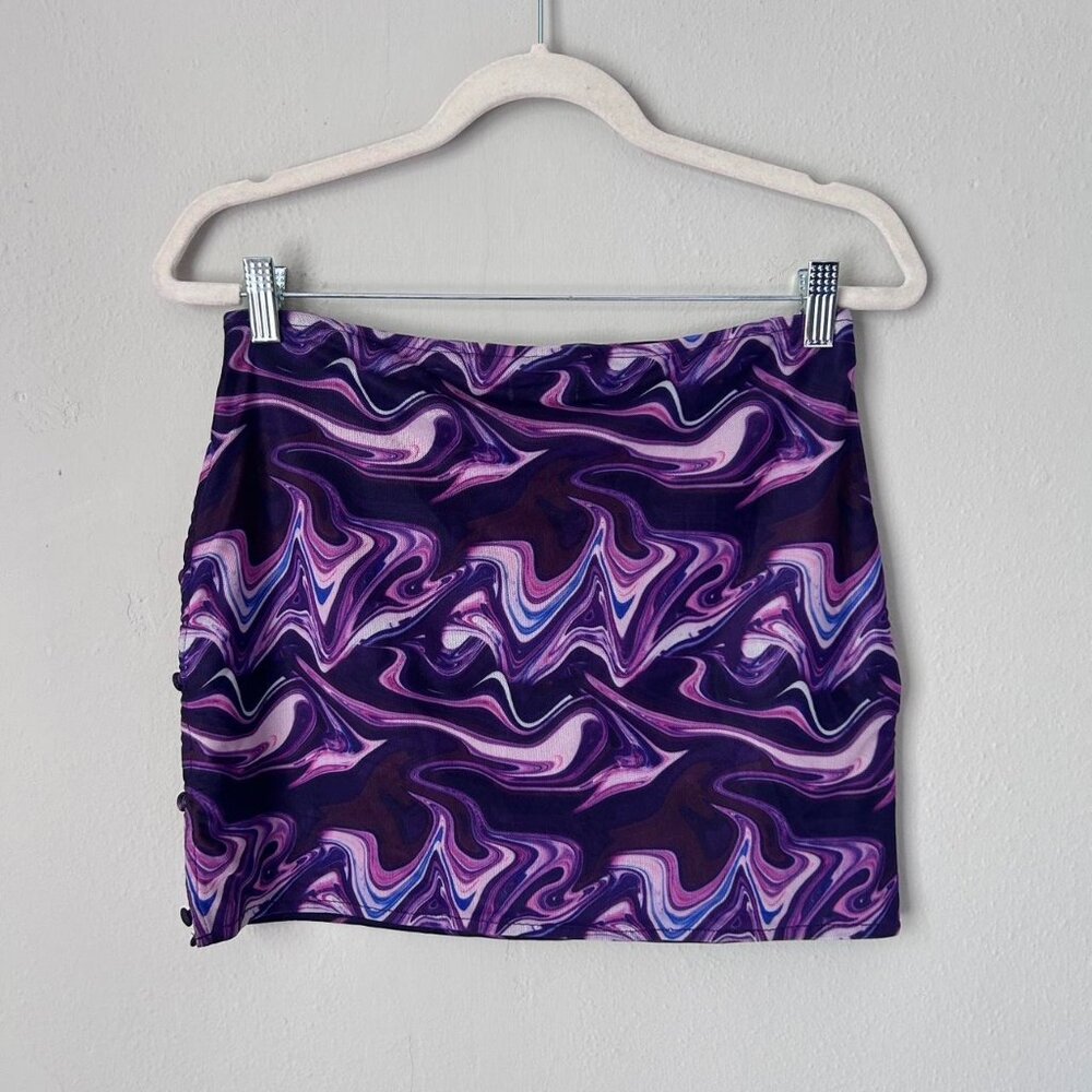Superdown GROOVY AF mini skirt Size L